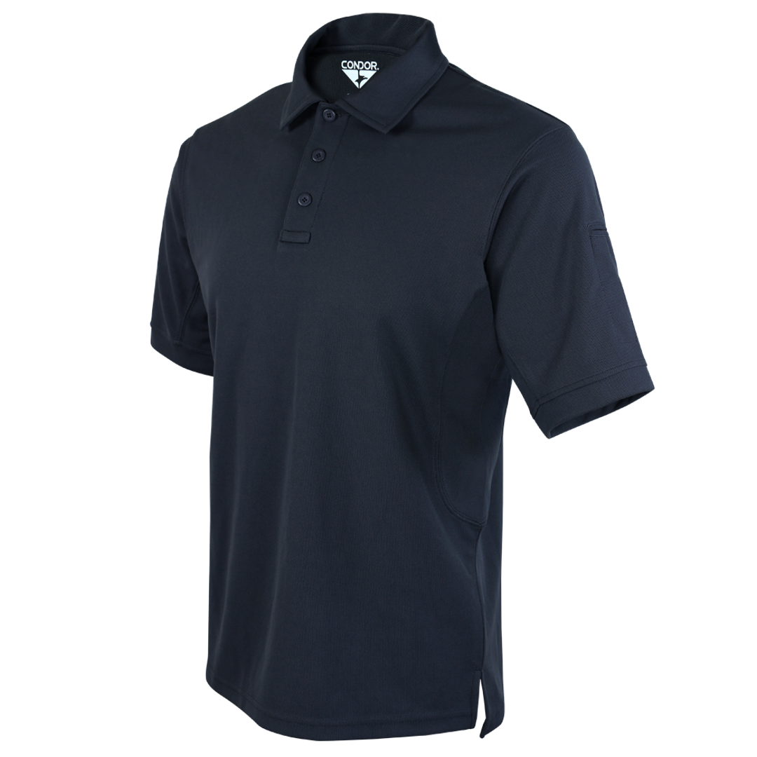 Polo tactique Condor — Short Sleeve Performance Tactical Polo — Bleu marine / 4XL