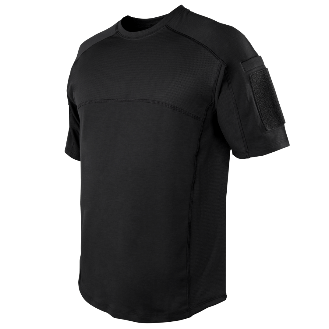 Vêtement tactique Condor — Trident Short Sleeve Battle Top — Noir / L