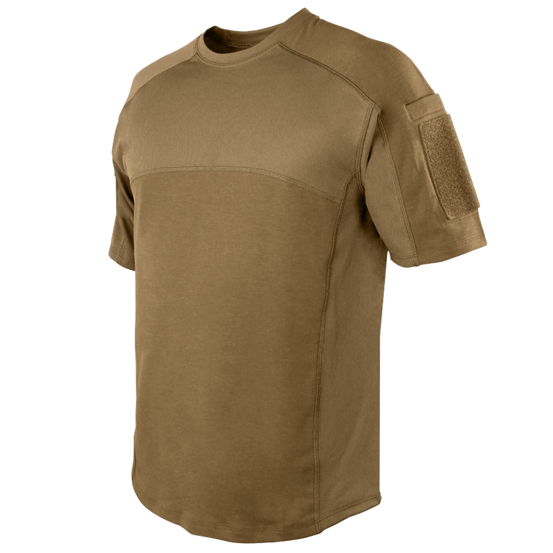 Vêtement tactique Condor — Trident Short Sleeve Battle Top — Sable / L