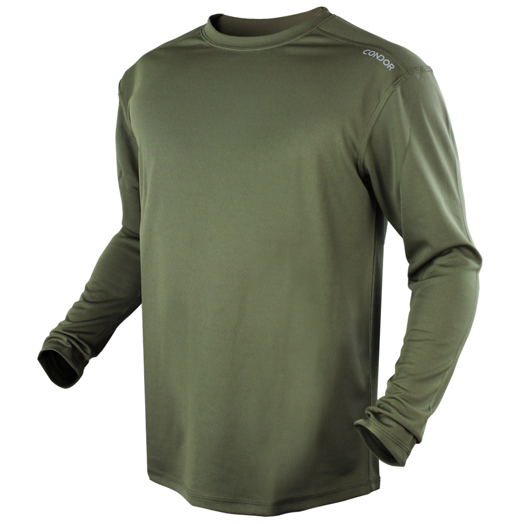 Vêtement tactique Condor — Maxfort Long Sleeve Training Top — Vert olive / L