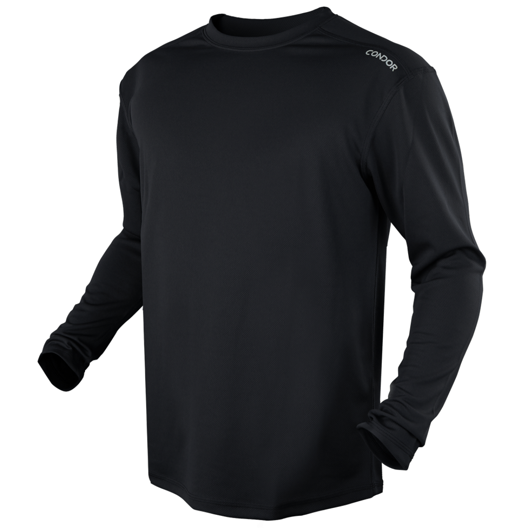 Vêtement tactique Condor — Maxfort Long Sleeve Training Top — Noir / L