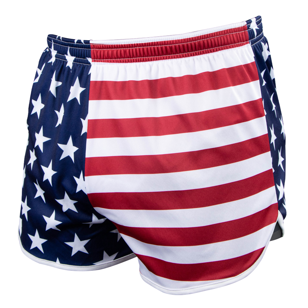 Short tactique Condor — Running Shorts — Rouge / blanc / bleu / L