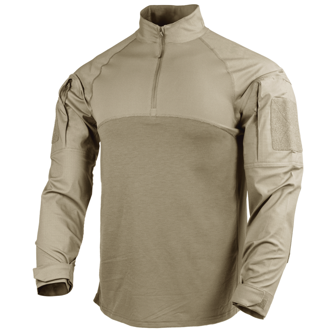Chemise tactique Condor — Long Sleeve Combat Shirt Gen II — Beige argenté / L