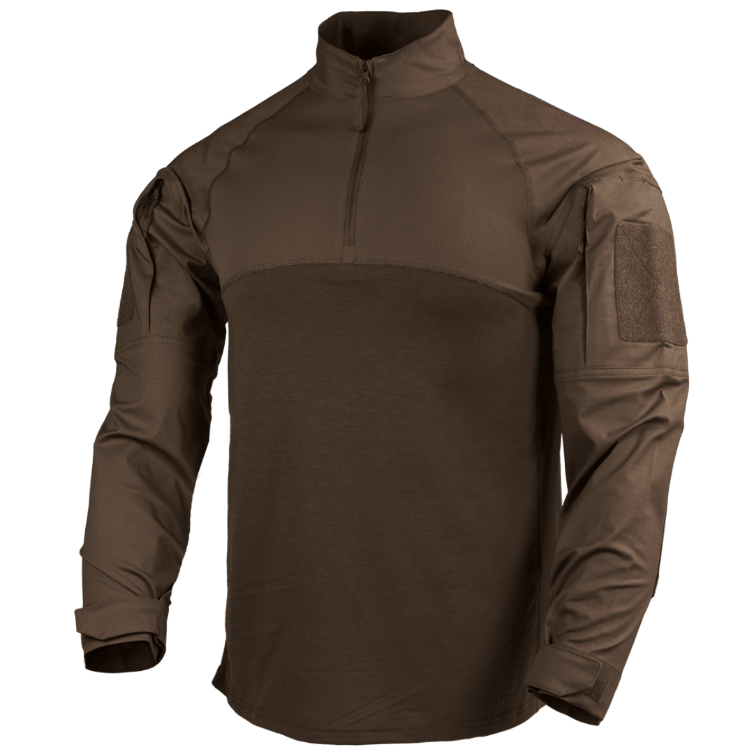 Chemise tactique Condor — Long Sleeve Combat Shirt Gen II — Brun sheriff / L