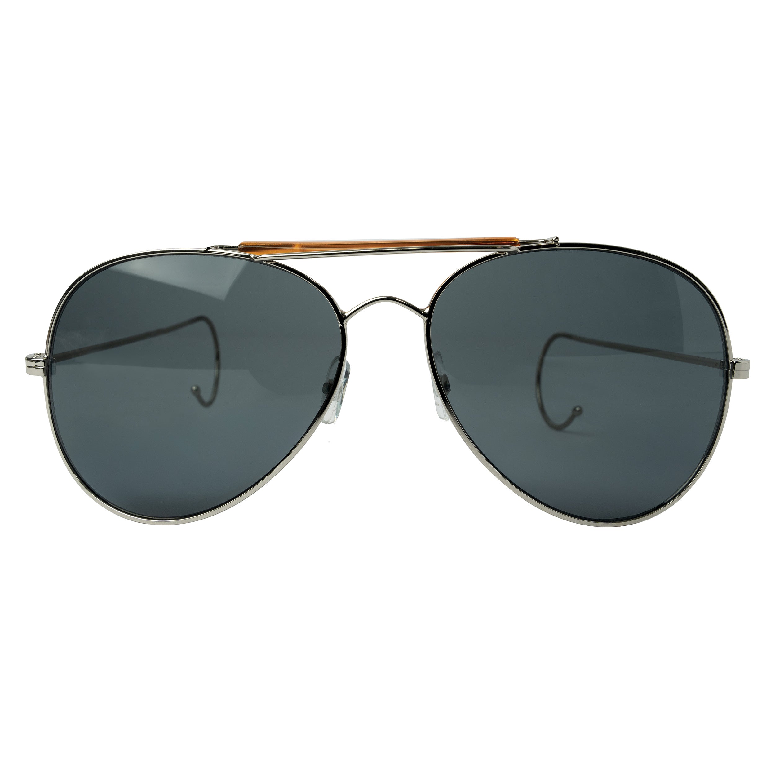 Rothco Aviator Air Force Style Sunglasses - Color : Smoke, Packaging : Military Printed Case & Box