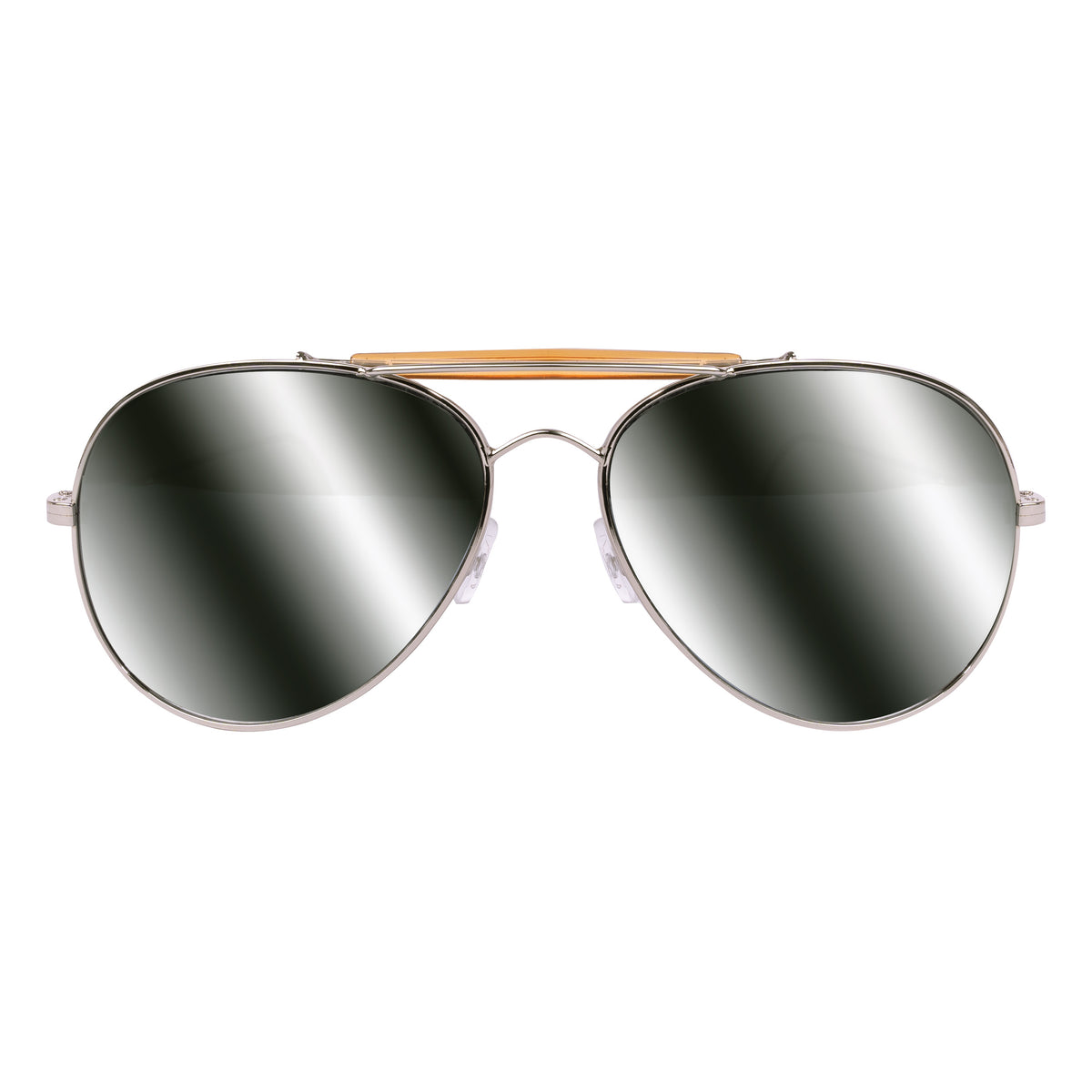 Rothco Aviator Air Force Style Sunglasses - Color : Mirror, Packaging : Military Printed Case & Box