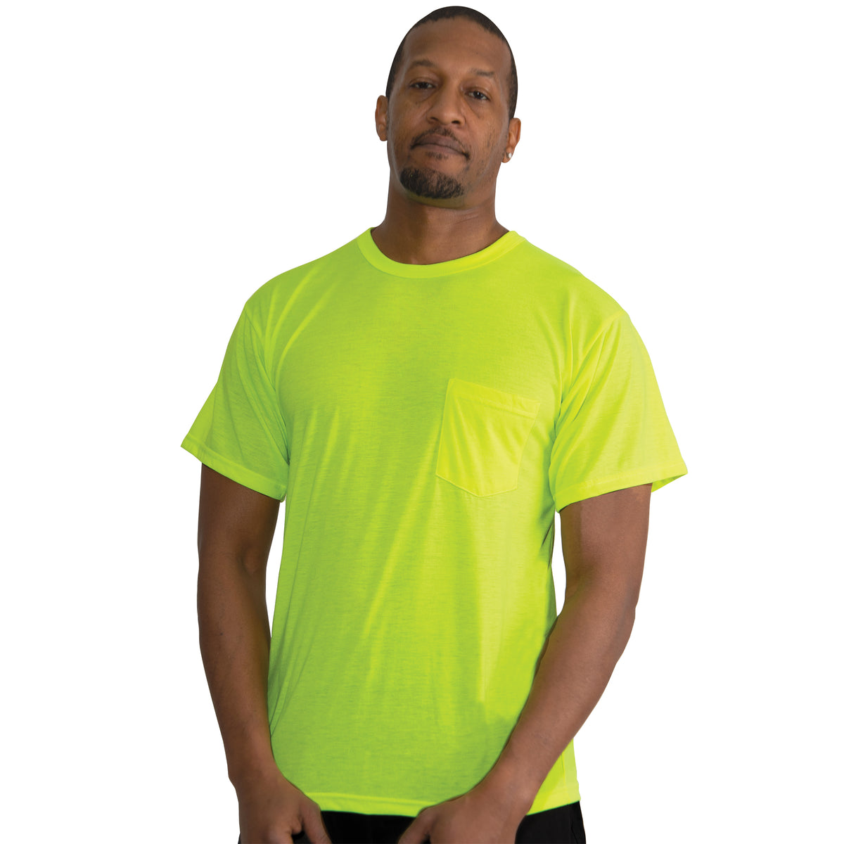 Rothco Moisture Wicking Pocket T-Shirt - Color : Safety Green, Size : 3XL