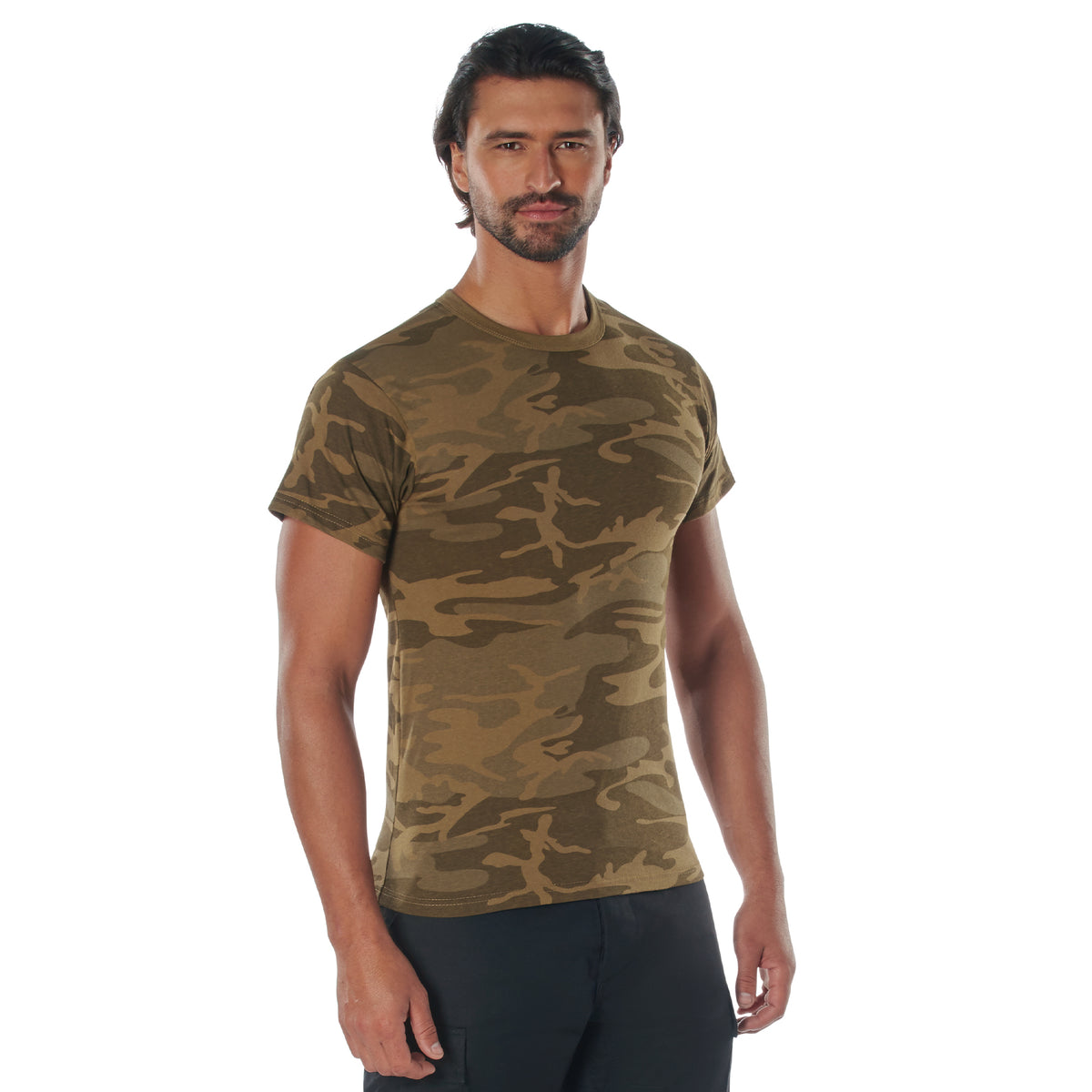Rothco Camo T-Shirt - Color : Coyote Camo, Size : 3XL
