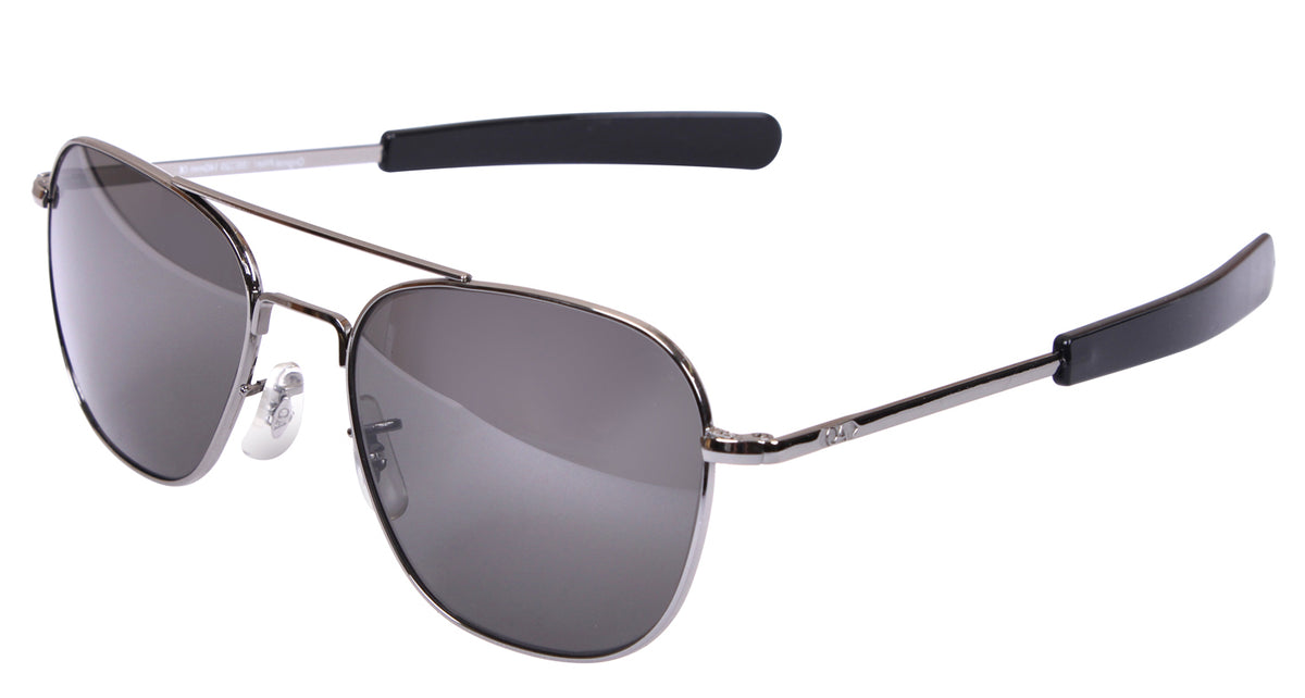AO Eyewear Original Pilots Sunglasses - Color : Matte, Size : 55 MM
