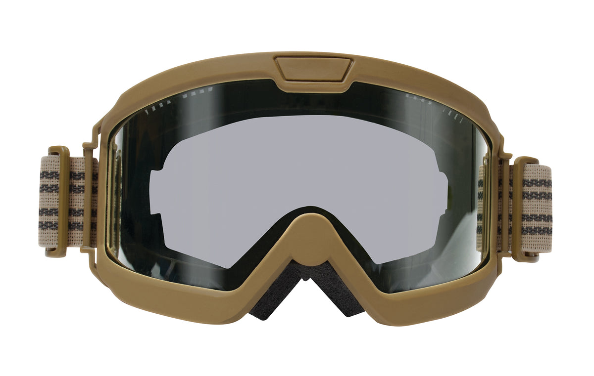Rothco ANSI Rated OTG Goggles - Color : Coyote Brown / Smoke