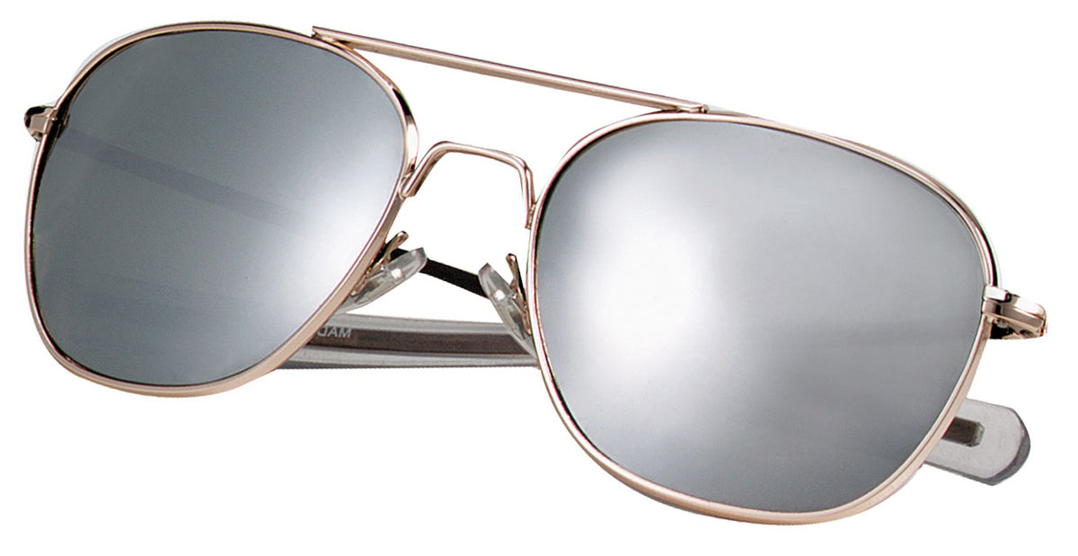 Rothco G.I. Type Aviator Sunglasses - Color : Gold / Mirror, Size : 58 MM