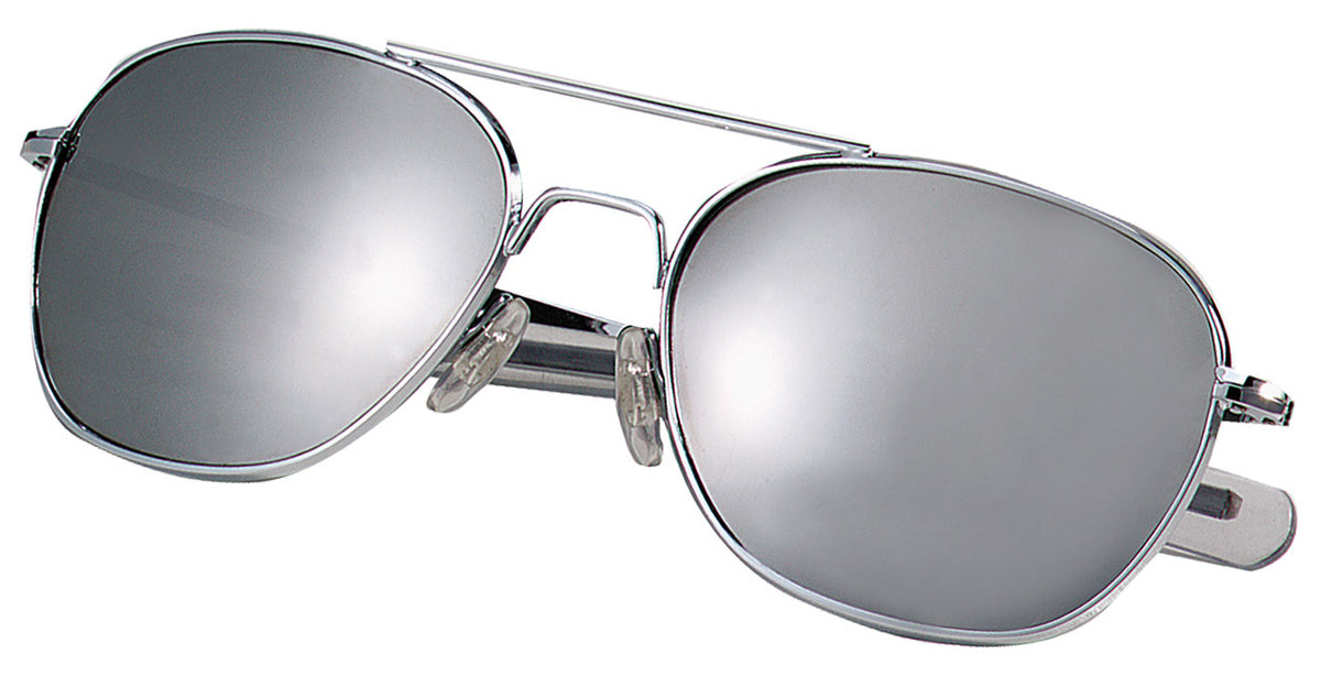 Rothco G.I. Type Aviator Sunglasses - Color : Chrome / Mirror, Size : 58 MM