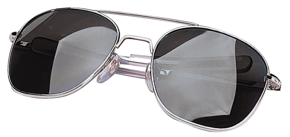 Rothco G.I. Type Aviator Sunglasses - Color : Chrome / Smoke, Size : 58 MM