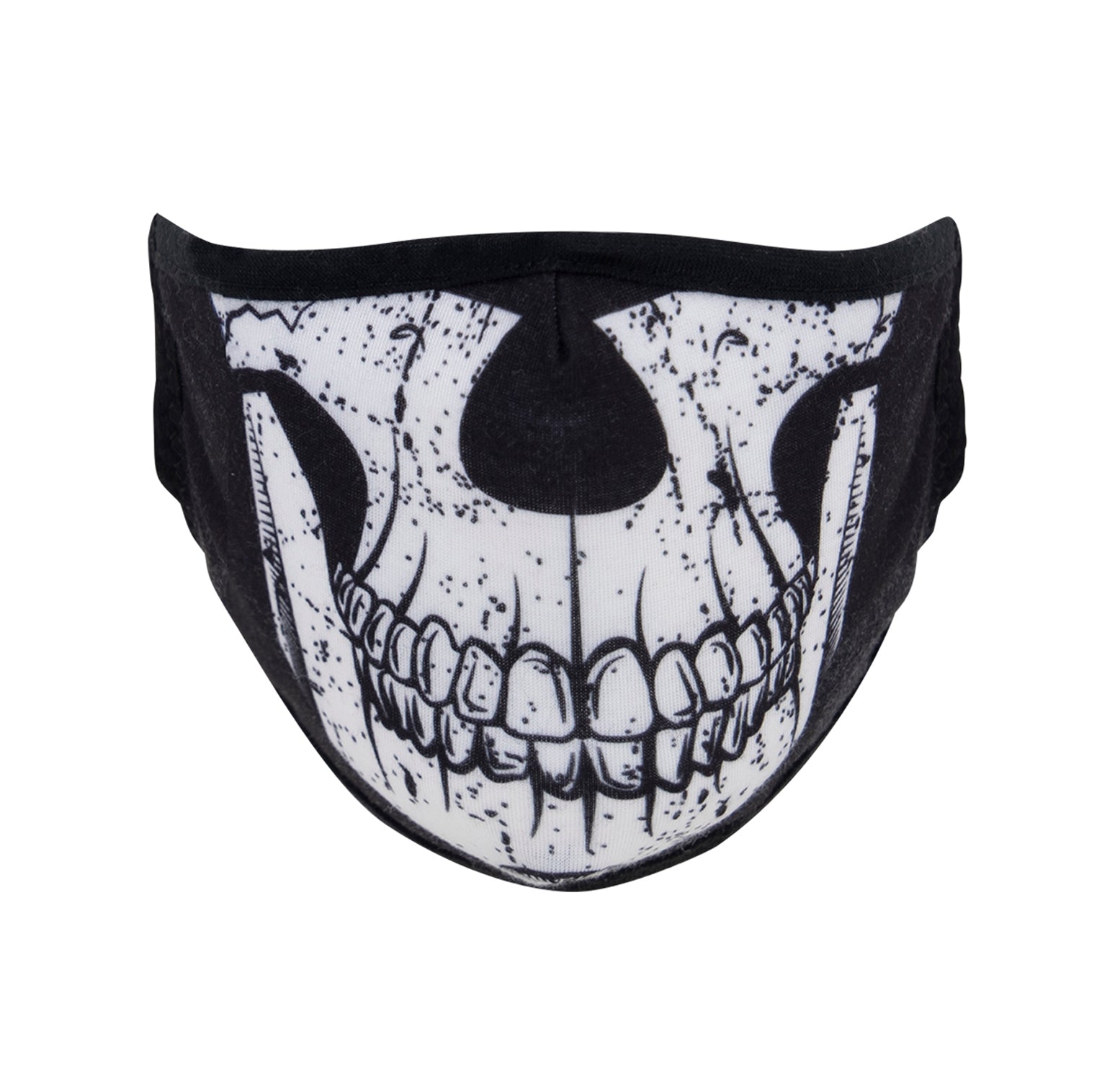Rothco Half Skull Reusable 3-Layer Polyester Face Mask - Size : L / XL
