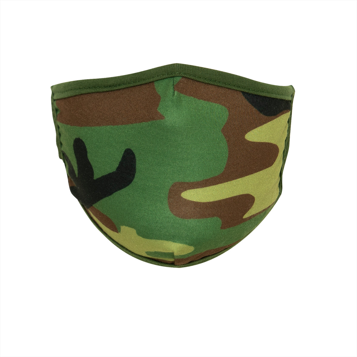 Rothco Camo 3-Layer Polyester Face Mask - Color : Woodland Camo, Size : L / XL