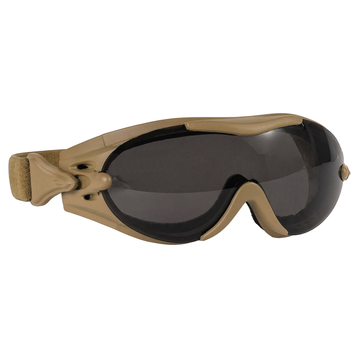 Rothco SWAT Tec Single Lens Tactical Goggle - Color : Coyote Brown