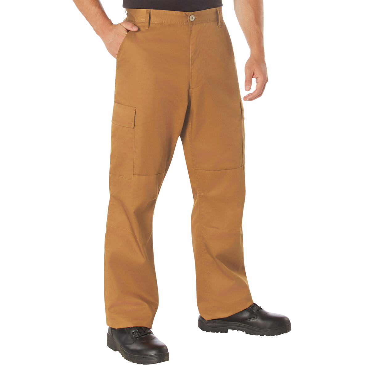 Rothco Relaxed Fit Zipper Fly BDU Pants - Color : Work Brown, Size : 3XL