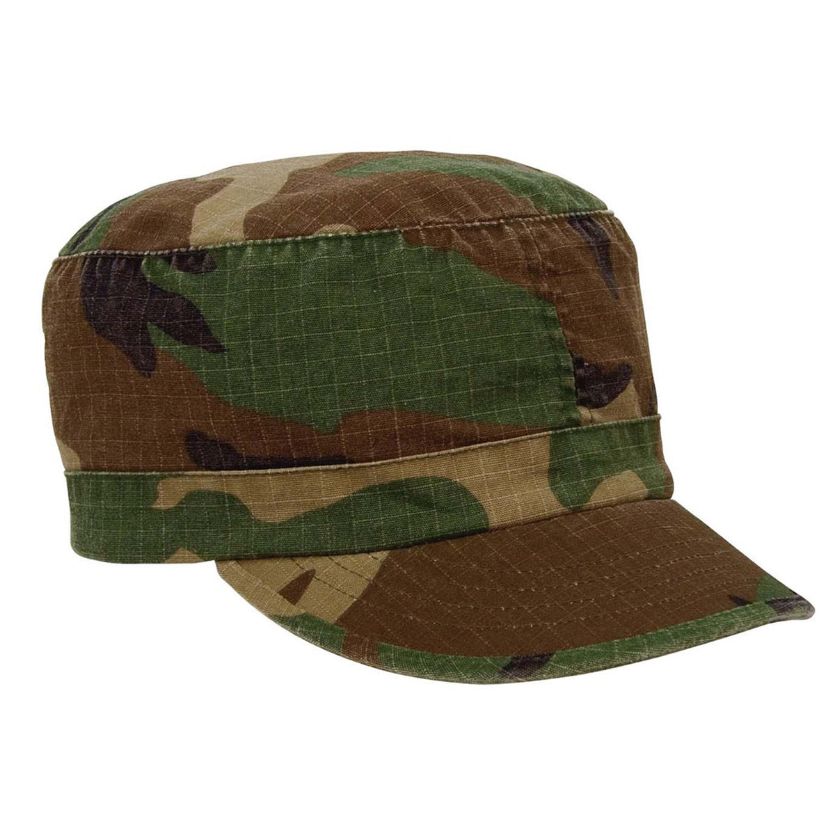 Rothco Women's Adjustable Vintage Fatigue Cap - Color : Woodland Camo