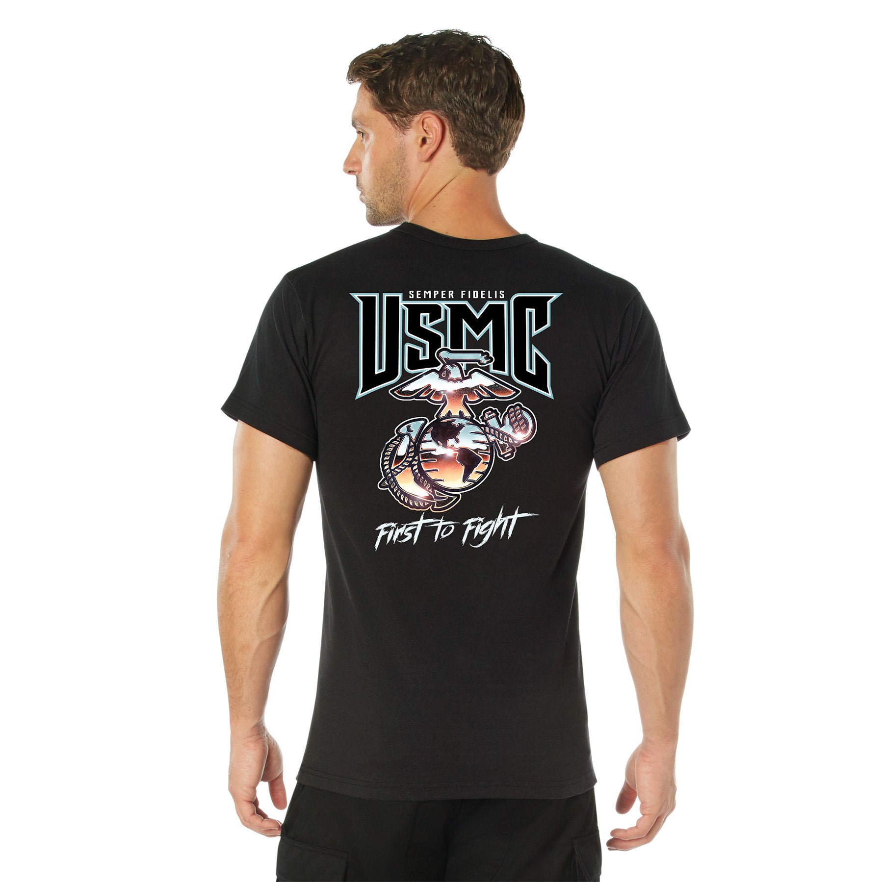 Rothco USMC First to Fight T-Shirt - Size : 3XL