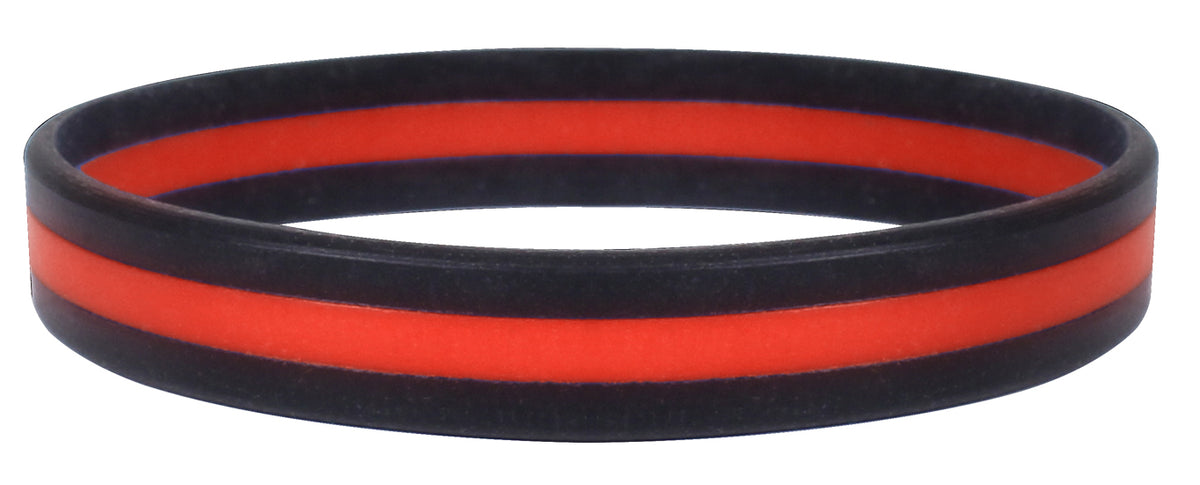 Rothco Thin Red Line Wristband - Wrist Size : 8 Inch