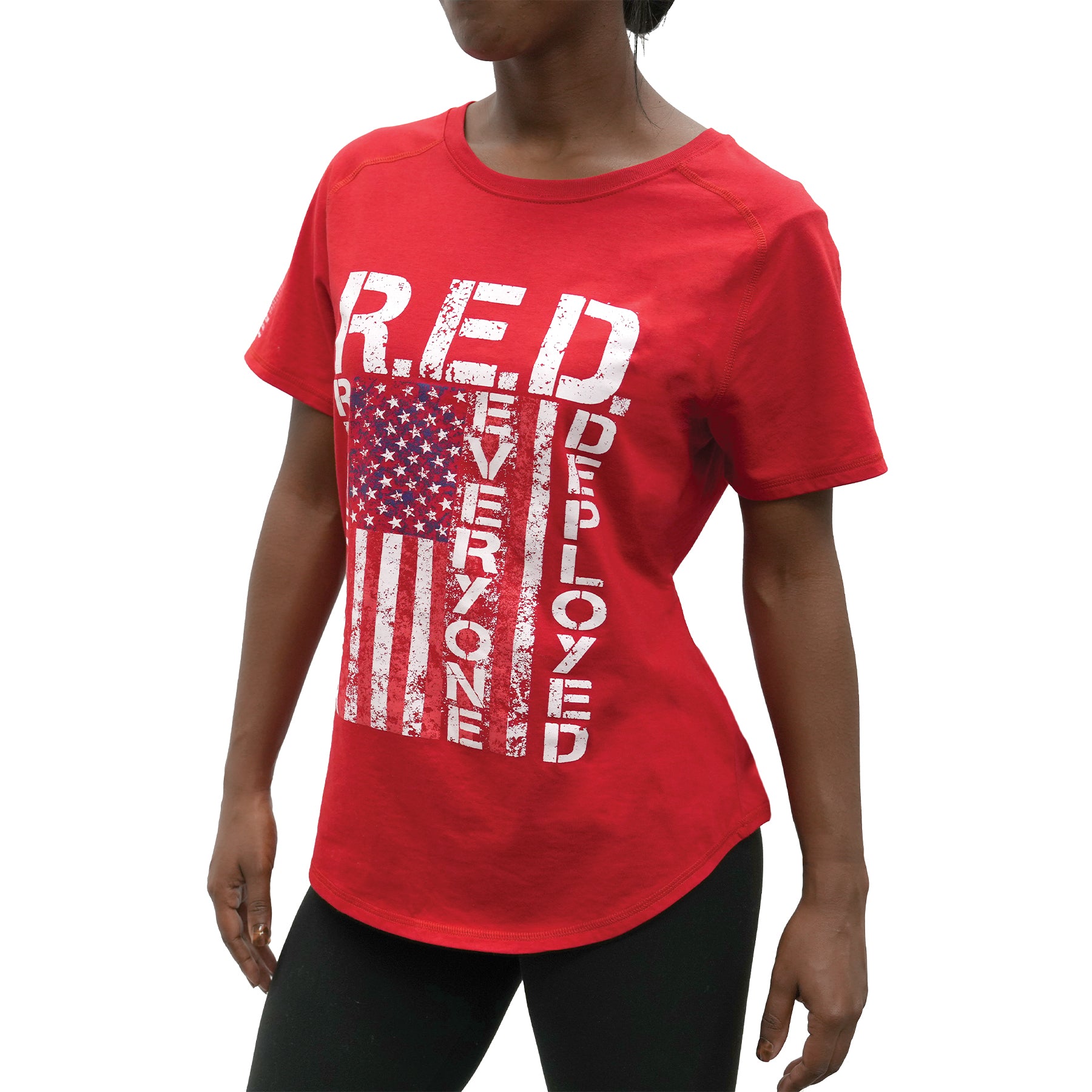 Rothco Womens R.E.D. (Remember Everyone Deployed) T-Shirt - Size : XL