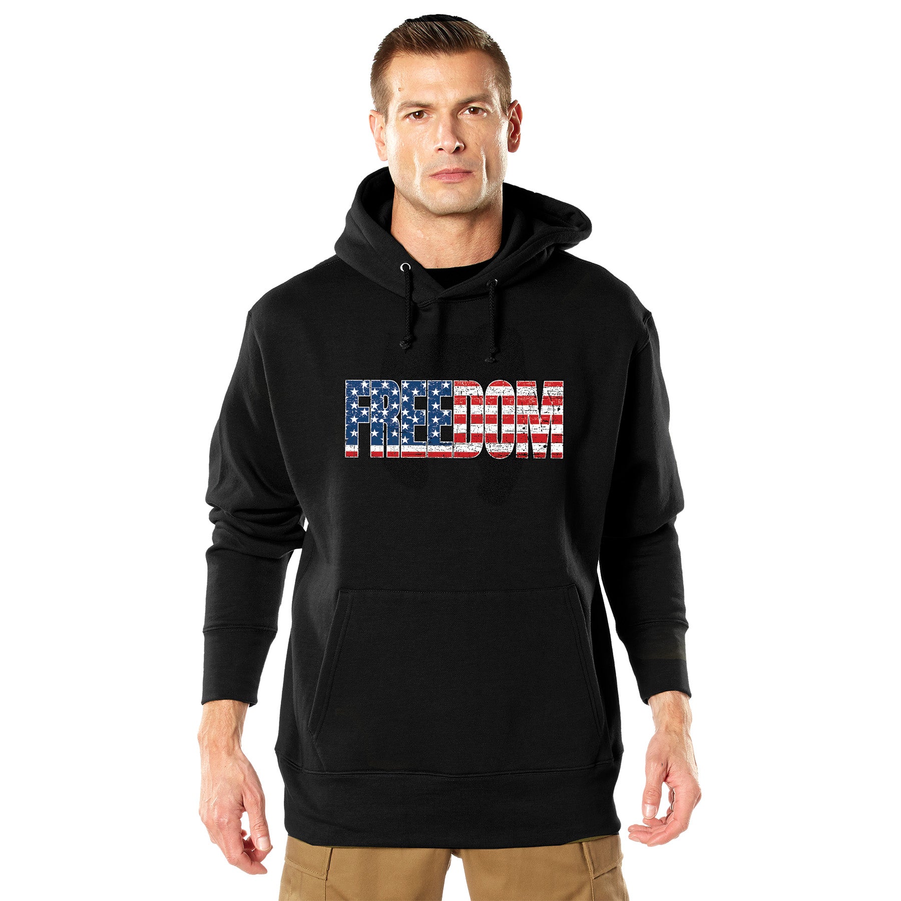 Rothco Freedom US Flag Hoodie - Size : 3XL