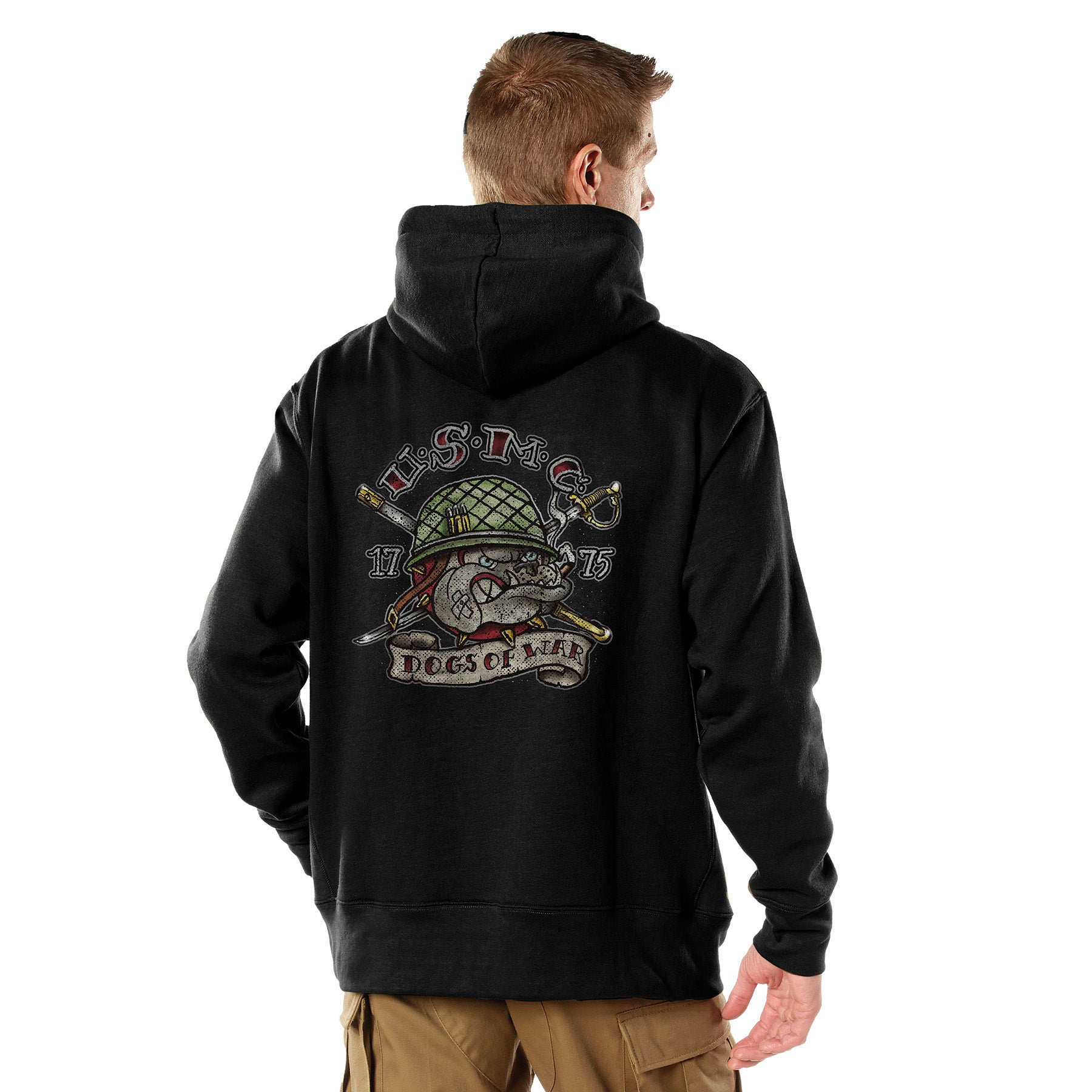 Rothco USMC Dogs of War Hoodie - Size : 3XL