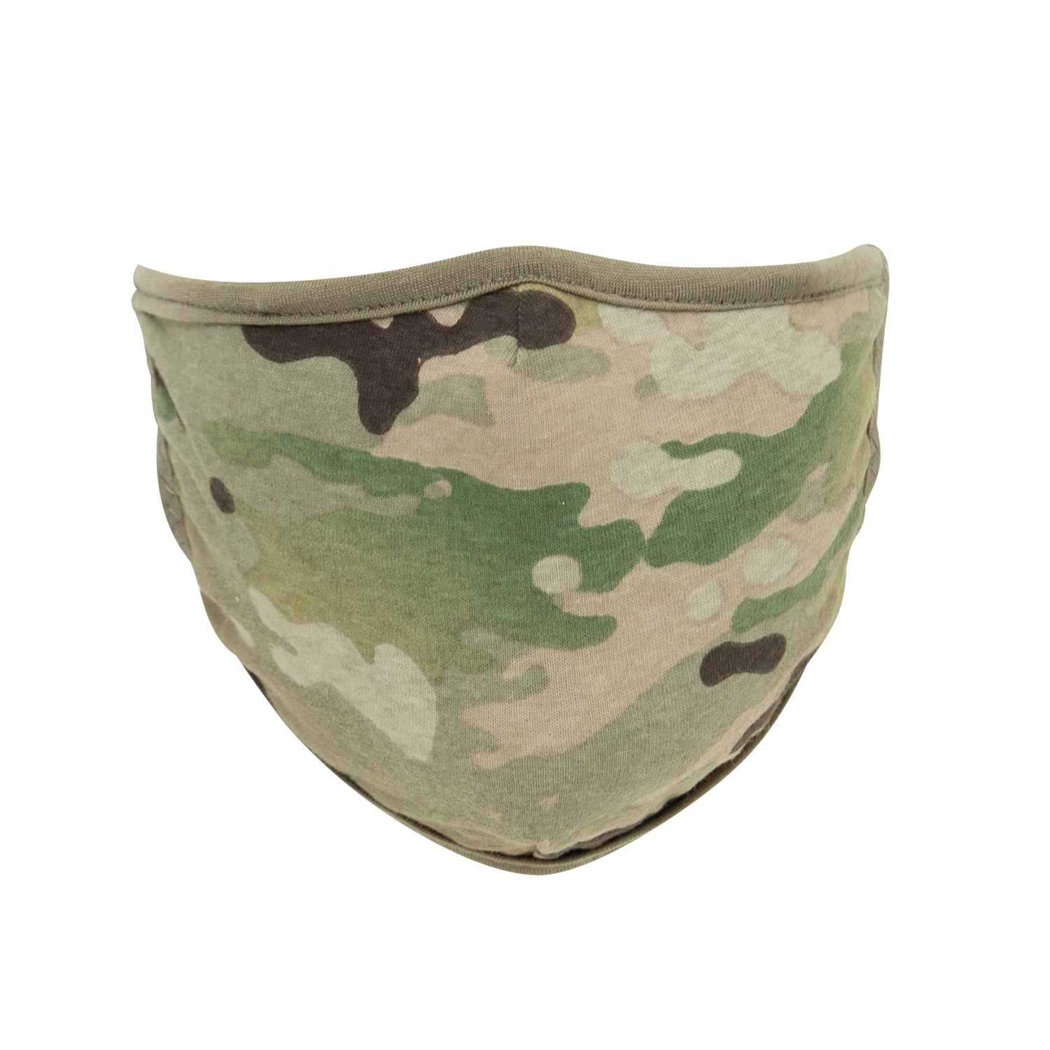 Rothco MultiCam Reusable 3-Layer Face Mask - Reversible MultiCam / Coyote - Size : L / XL