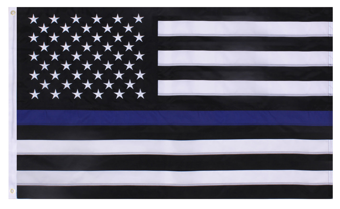 Rothco Deluxe Thin Blue Line Flag - Size : 3' x 5'