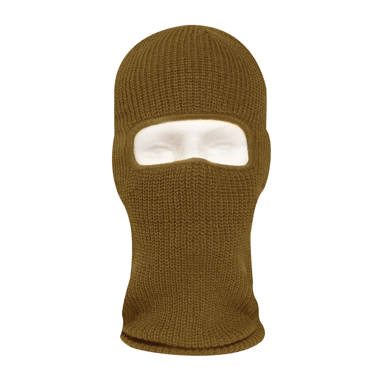 Rothco Fine Knit One Hole Facemask - Color : Coyote Brown