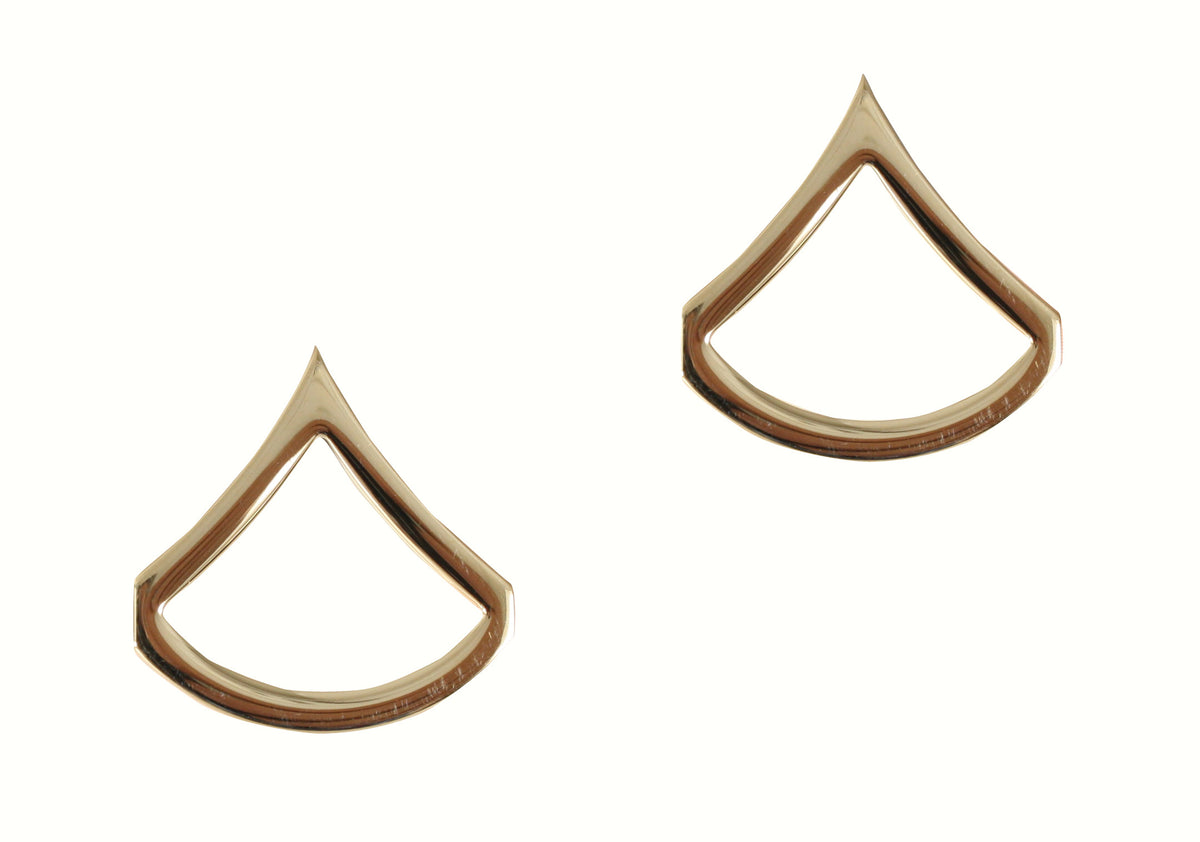 Rothco Private First Class Polished Insignia - Color : Gold