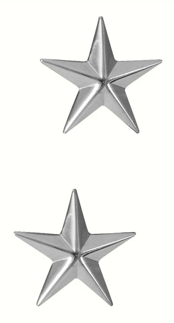 Rothco Brigadier General Insignia Stars - Color : Silver