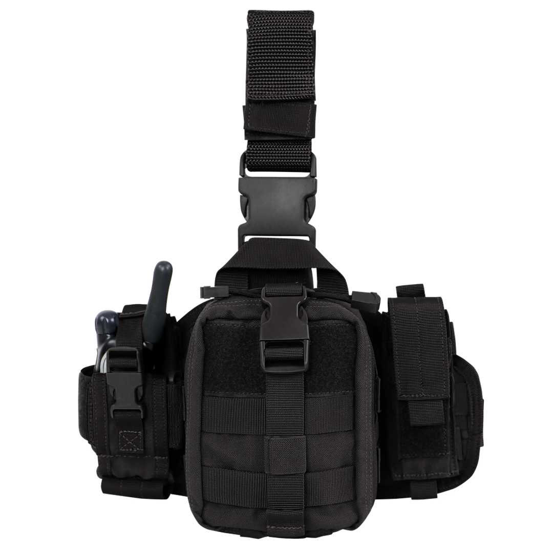 Équipement tactique Condor — EMT Leg Rig — Noir
