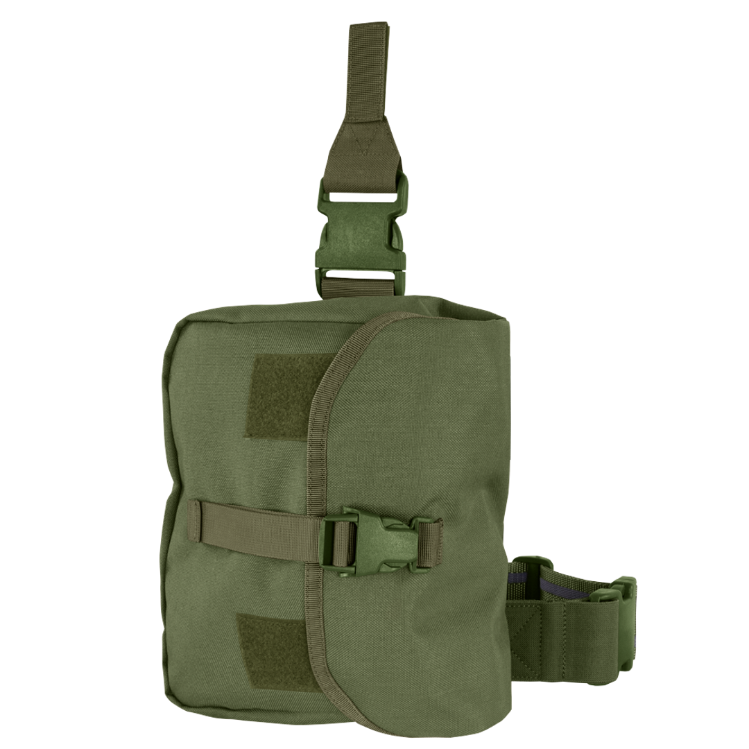 Équipement tactique Condor — Gas Mask Leg Rig — Vert olive