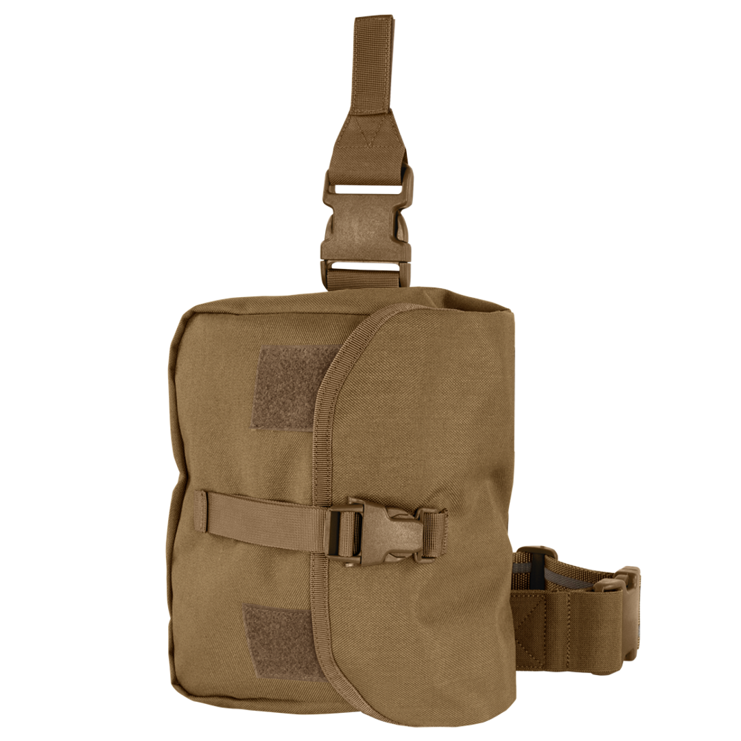 Équipement tactique Condor — Gas Mask Leg Rig — Brun coyote