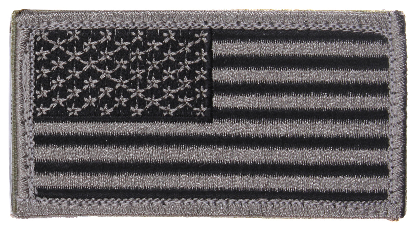 Rothco American Flag Patch - Hook Back - Color : Foliage Green, Orientation : Normal