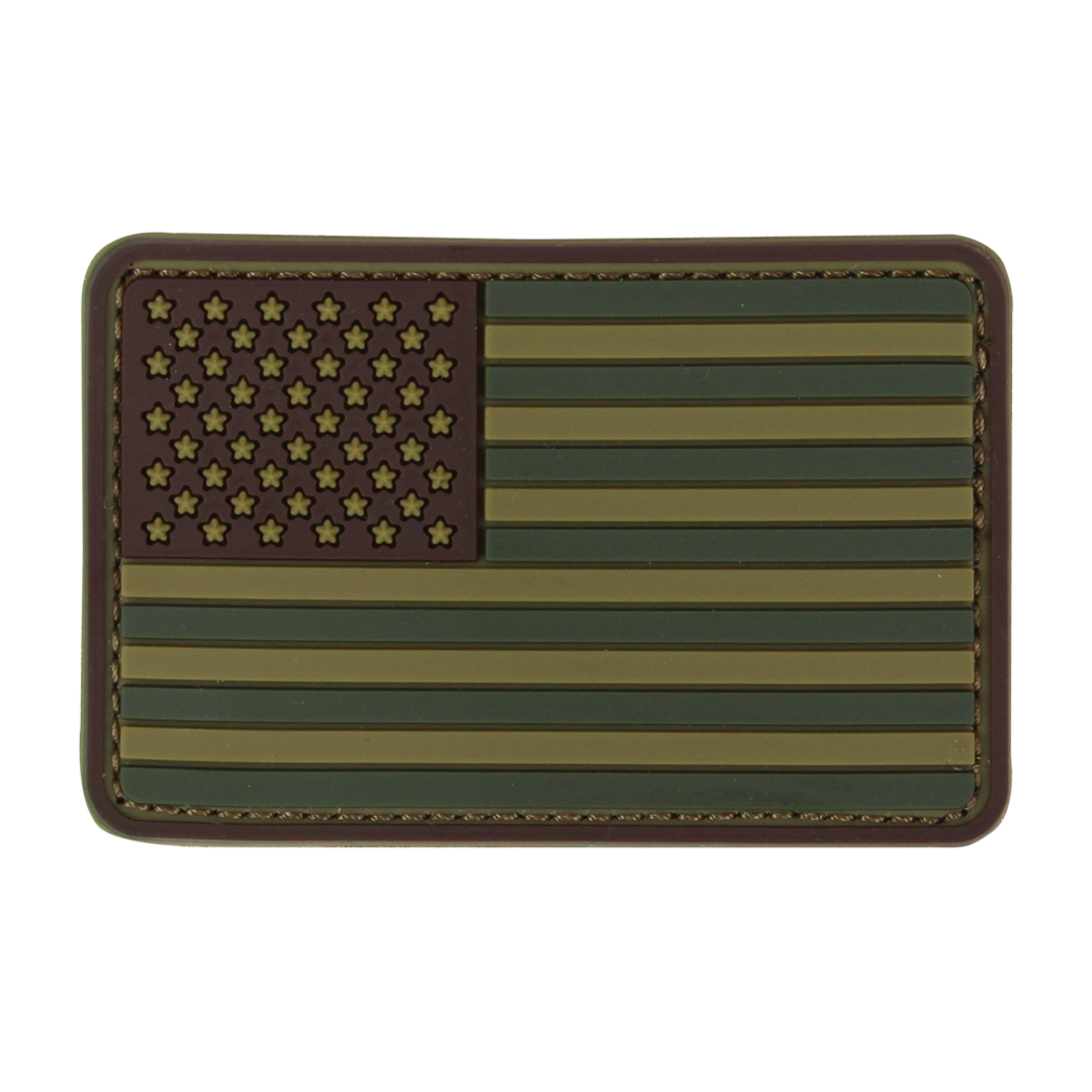 Écusson Condor — US Flag PVC Patch — MultiCam / 6 pièces
