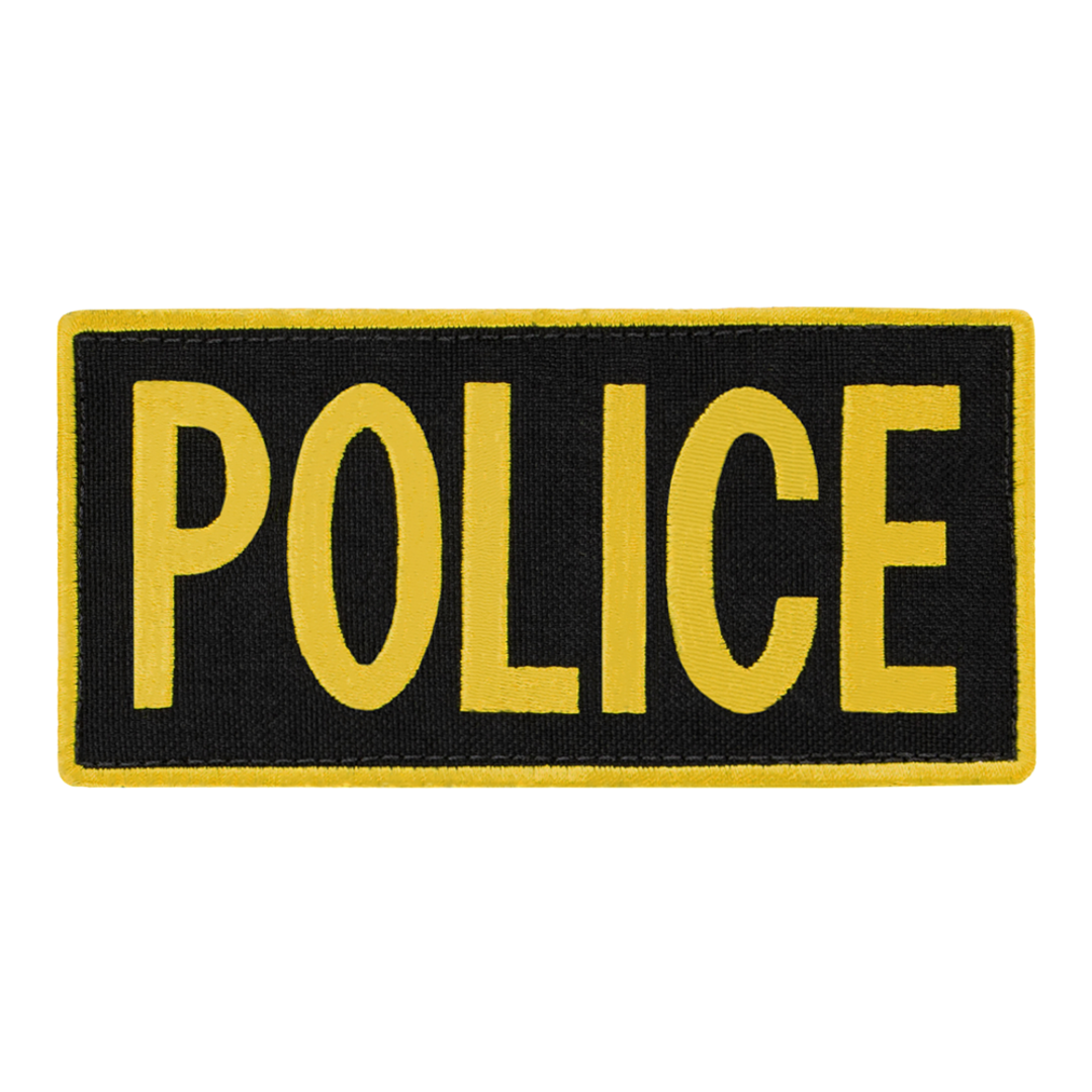 Écusson Condor — Police Patch — Or / noir / 6 x 3 / 6 pièces