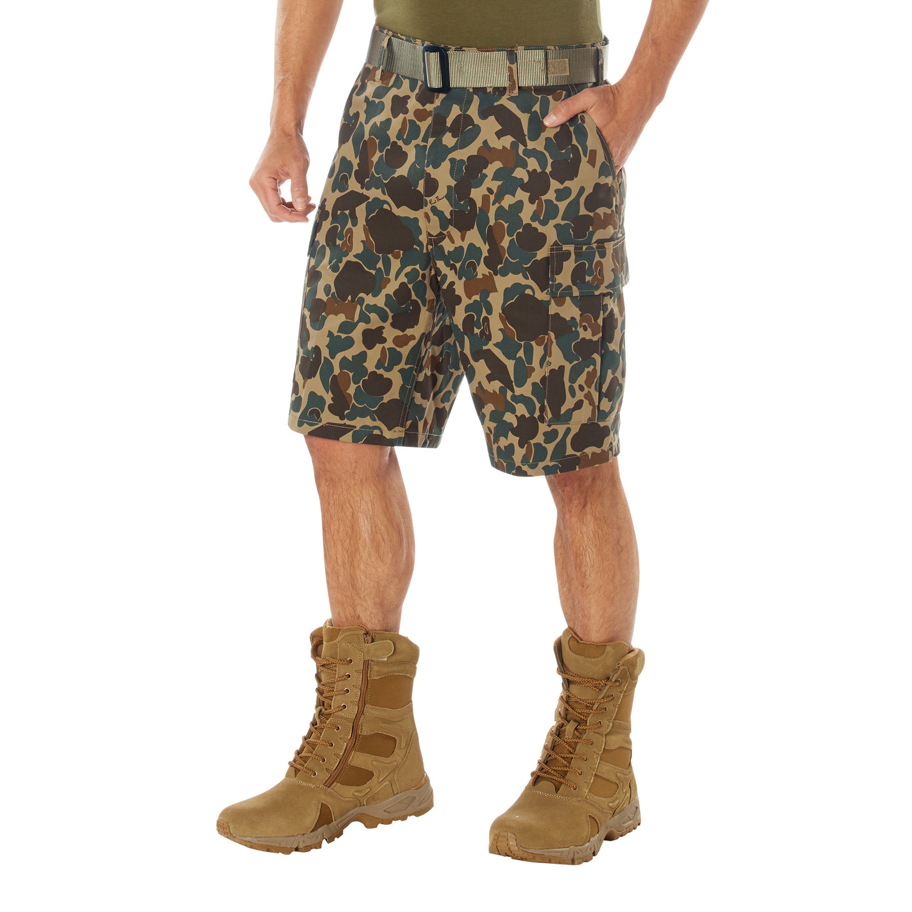 Rothco X Bear Archery Fred Bear Camo BDU Cargo Shorts - Size : 3XL