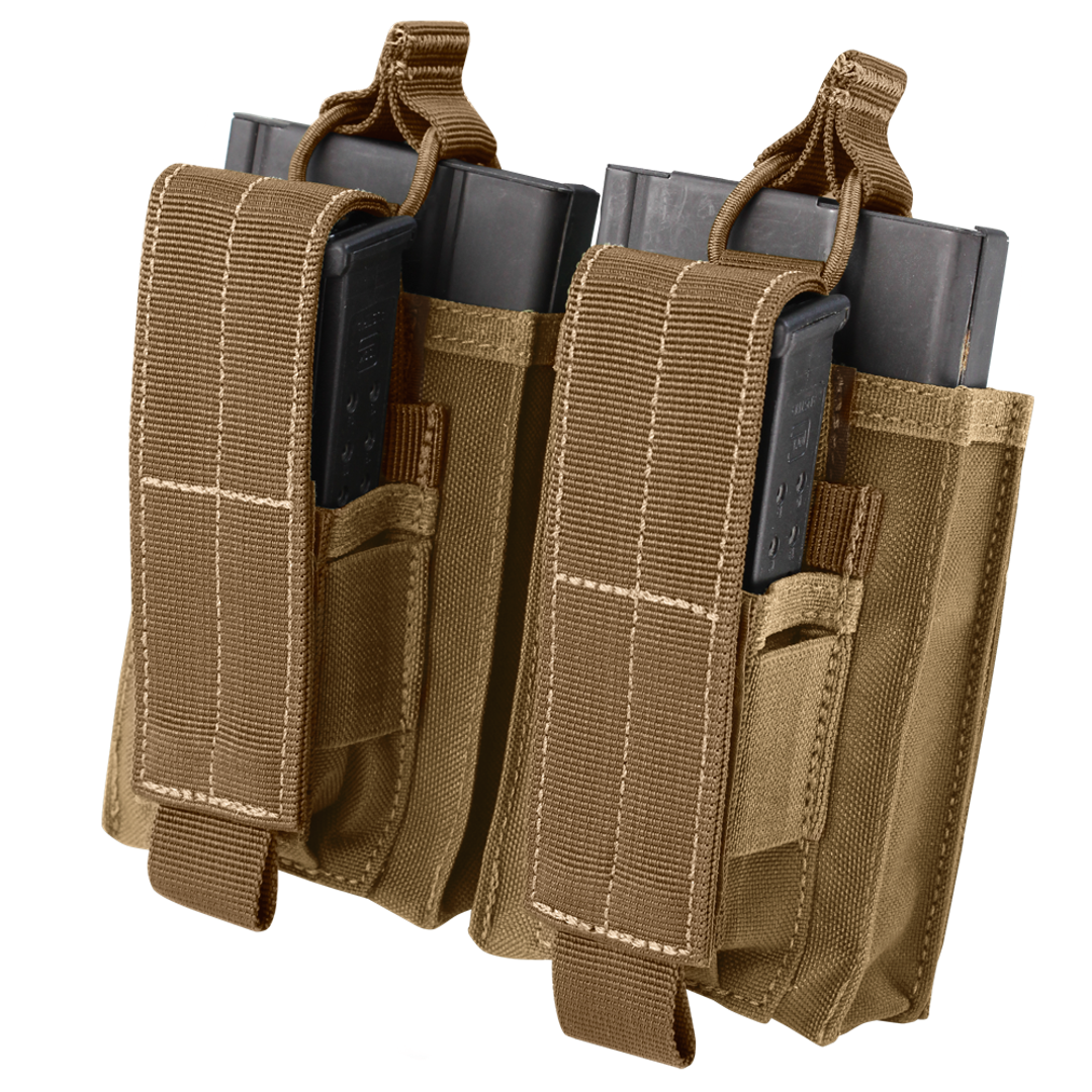 Pochette Condor — Double M14 Kangaroo Mag Pouch — Brun coyote