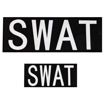 Rothco SWAT Patch With Hook Back - Size : Set: 1 Small & 1 Large