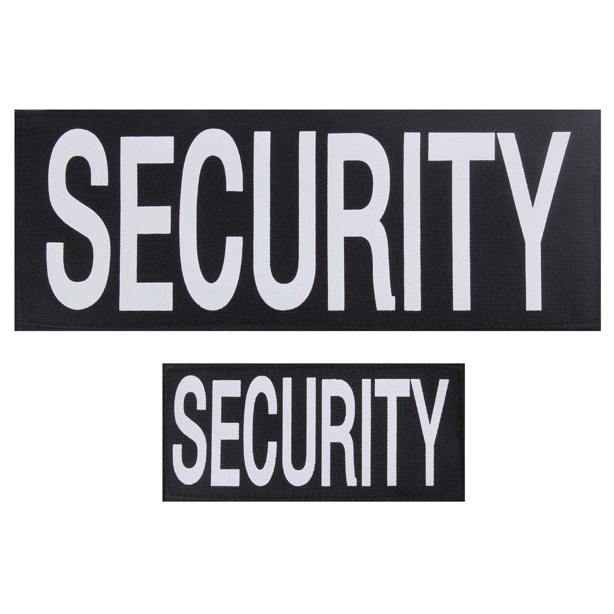 Rothco Security Patch With Hook Back - Size : Set: 1 Small & 1 Large