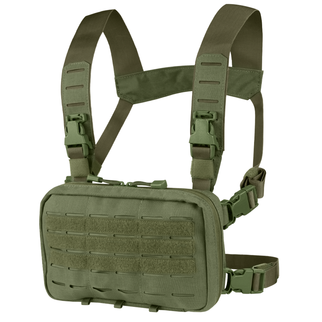 Harnais de poitrine Condor — Stowaway Chest Rig — Vert olive