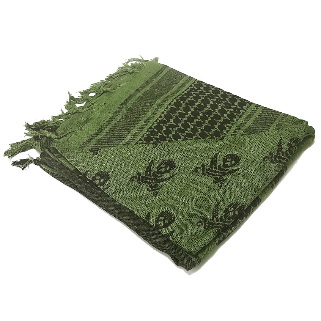 Tour de cou Condor — Shemagh - Pirate — Olive Drab et Black
