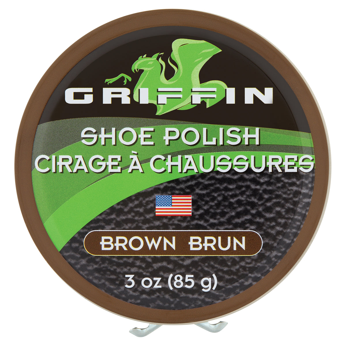 Griffin Shoe Polish – 3 oz. - Color : Brown