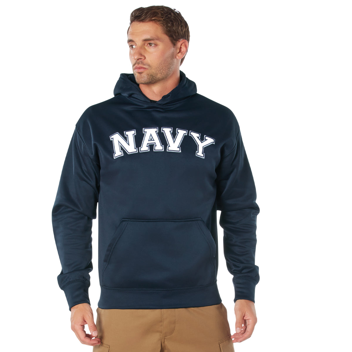 Rothco Embroidered Pullover Hoodies - Size : 3XL, Emblem : Navy