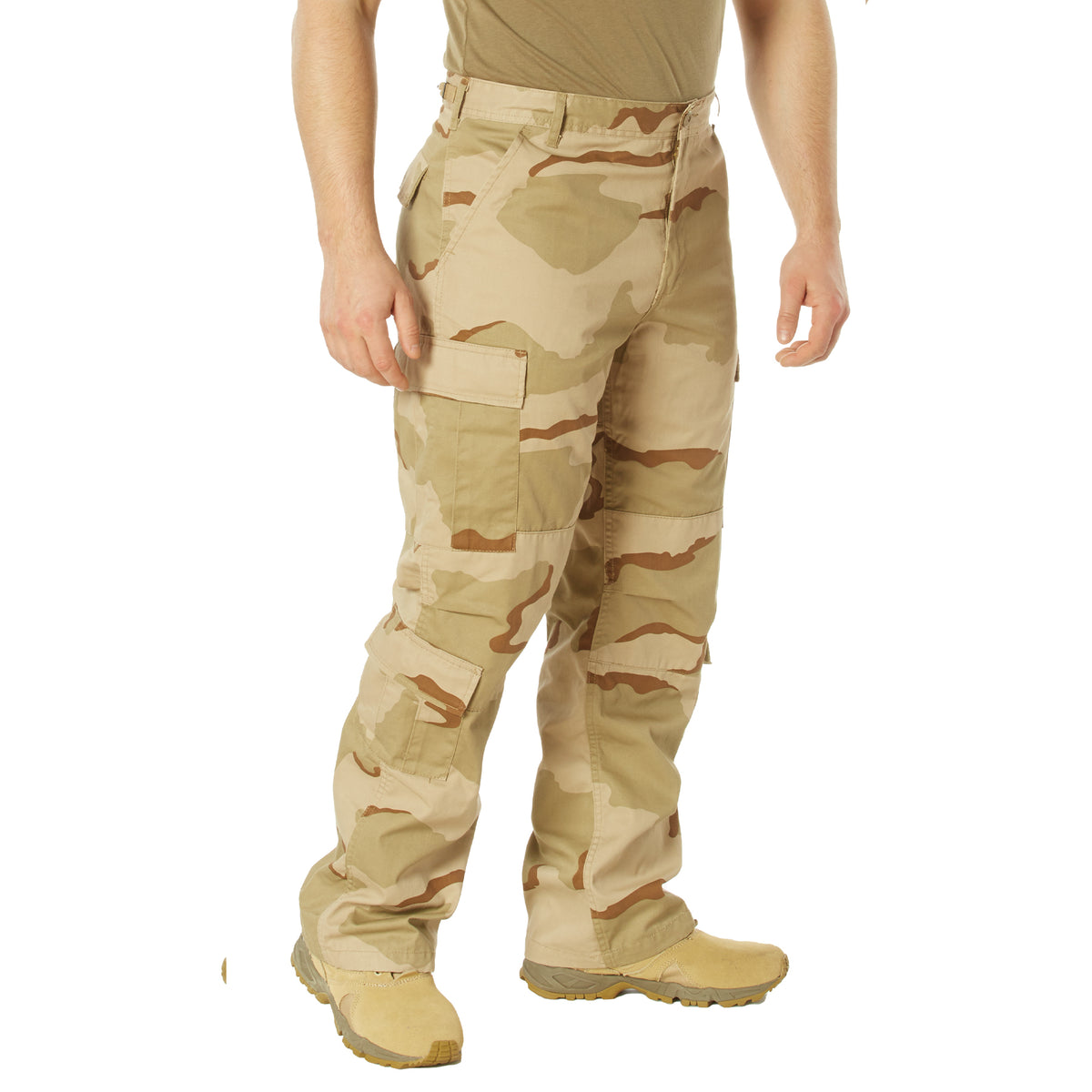 Rothco Vintage Paratrooper Cargo Fatigue Pants - Color : Tri-Color Desert Camo, Size : 2XL