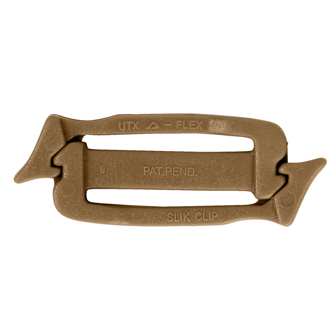Accessoire de fixation Condor — Siamese Slik Clip — Brun coyote / 10 pièces