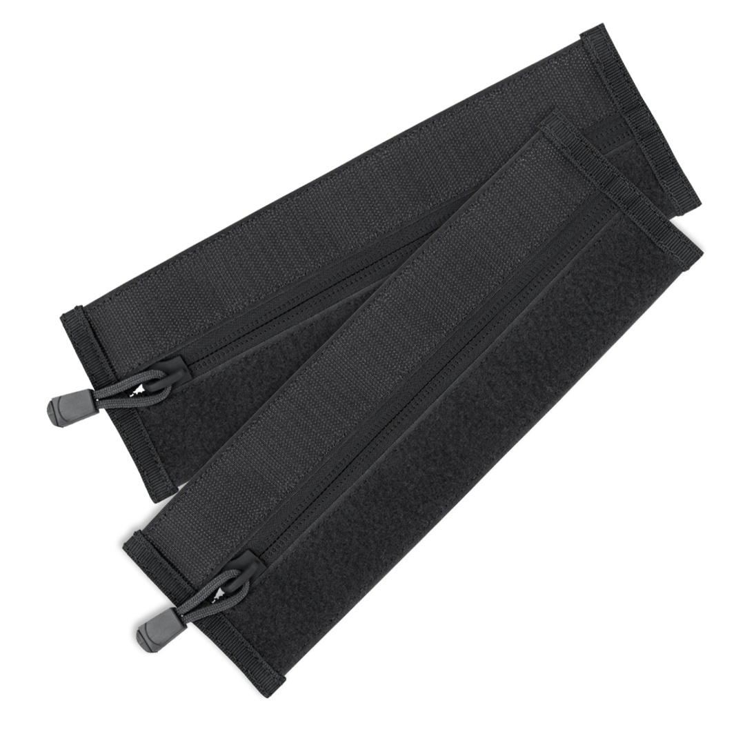 Accessoire pour porte-plaques Condor — VAS Zipper Strips — Noir / 2 pièces