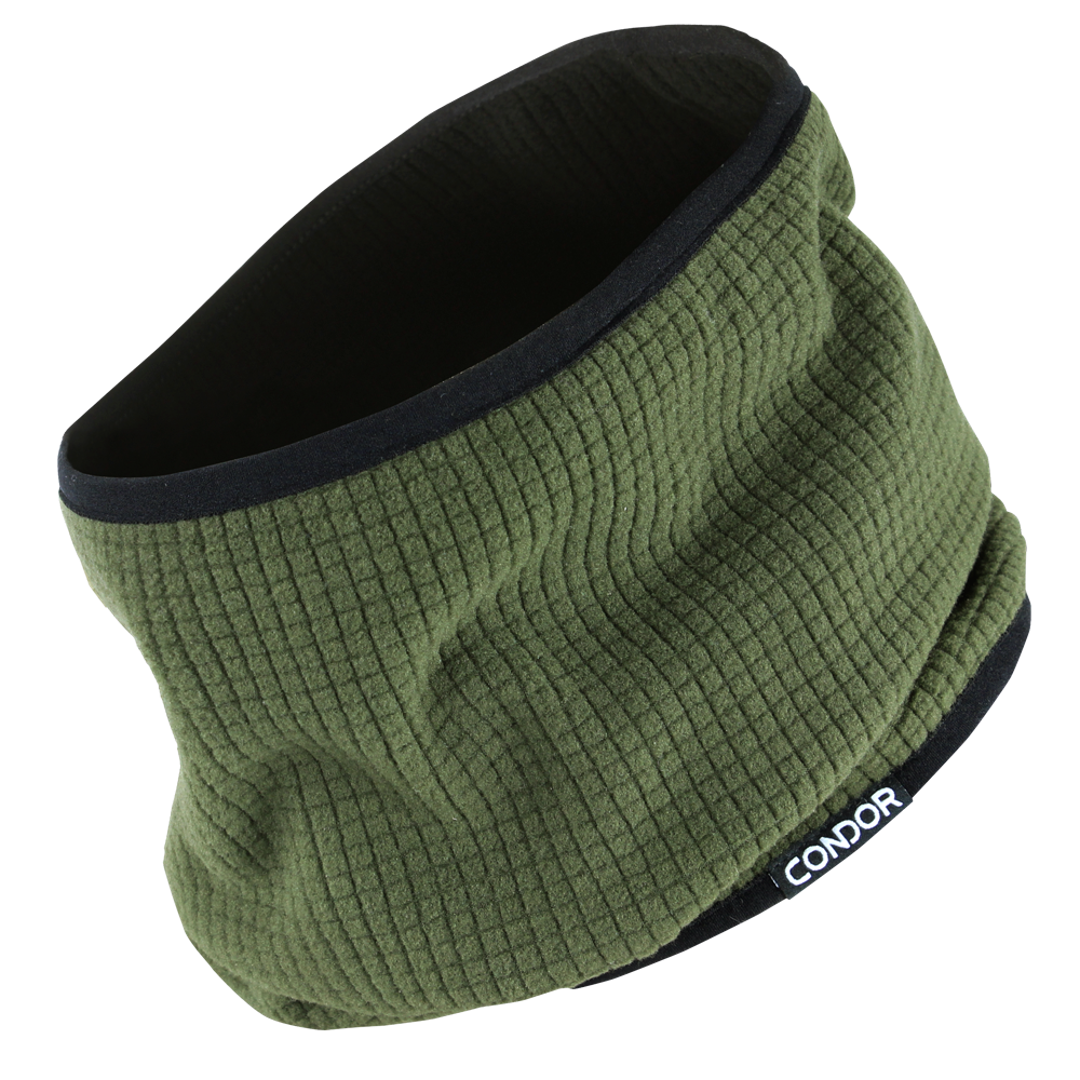 Tour de cou Condor — Reversible Gaiter — Vert olive